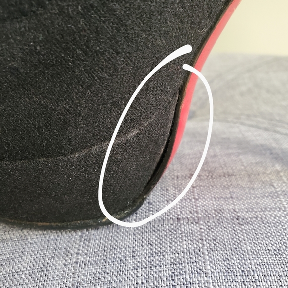 CHRISTIAN LOUBOUTIN | Loubout 150 Black Peep Toe Military Heeled Booties (9 US) - Picture 13 of 14